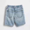 Pantalones cortos vaqueros ultrasuaves sin cremallera para bebés y niños pequeños