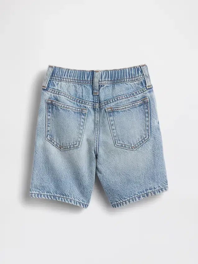 Pantalones cortos vaqueros ultrasuaves sin cremallera para bebés y niños pequeños