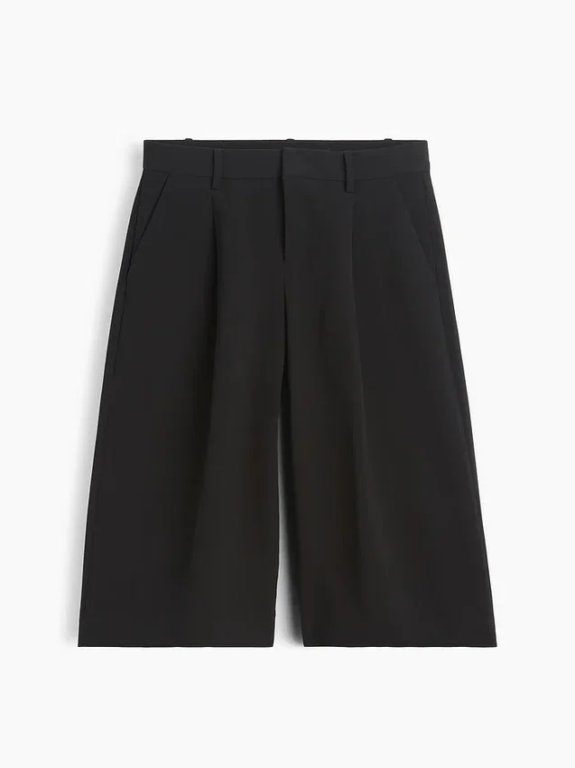 Pantalones culotte de talle bajo