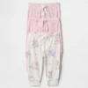 Pantalones de algodón orgánico sin cremallera «Baby First Favorites» (paquete de 3)