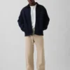Pantalones de carpintero holgados de lona con doble refuerzo en las rodillas, estilo de los 90