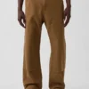 Pantalones de carpintero holgados de lona con doble refuerzo en las rodillas, estilo de los 90