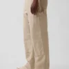 Pantalones de carpintero holgados de lona con doble refuerzo en las rodillas, estilo de los 90