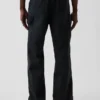 Pantalones de carpintero holgados de lona con doble refuerzo en las rodillas, estilo de los 90