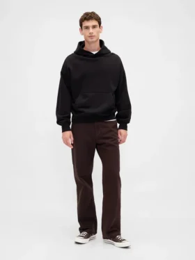 Pantalones de carpintero holgados de lona estilo años 90