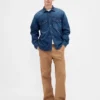 Pantalones de carpintero holgados de lona estilo años 90