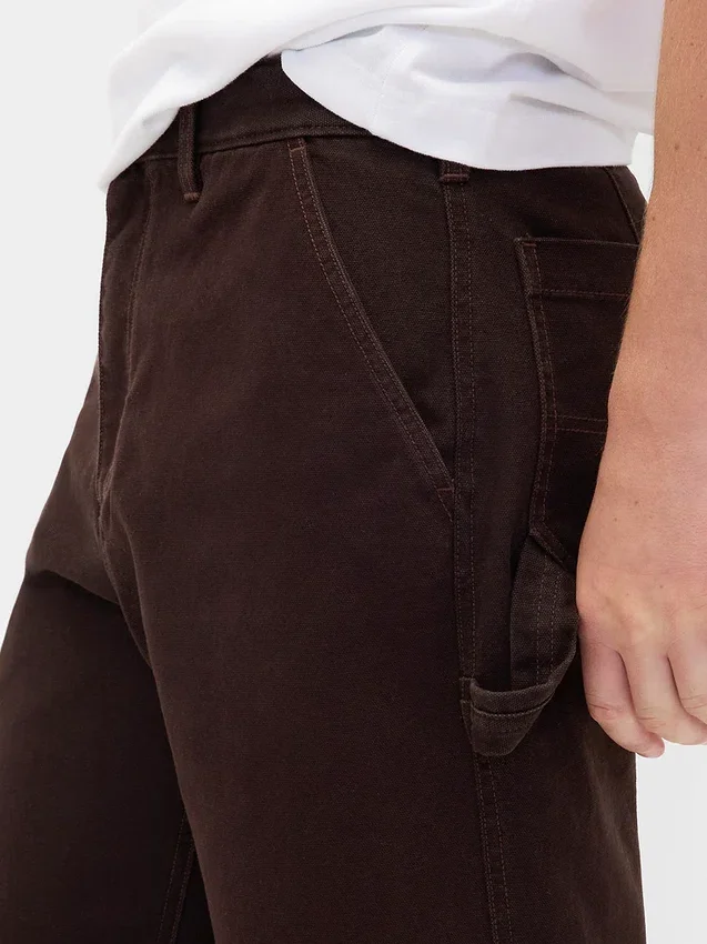 Pantalones de carpintero holgados de lona estilo años 90
