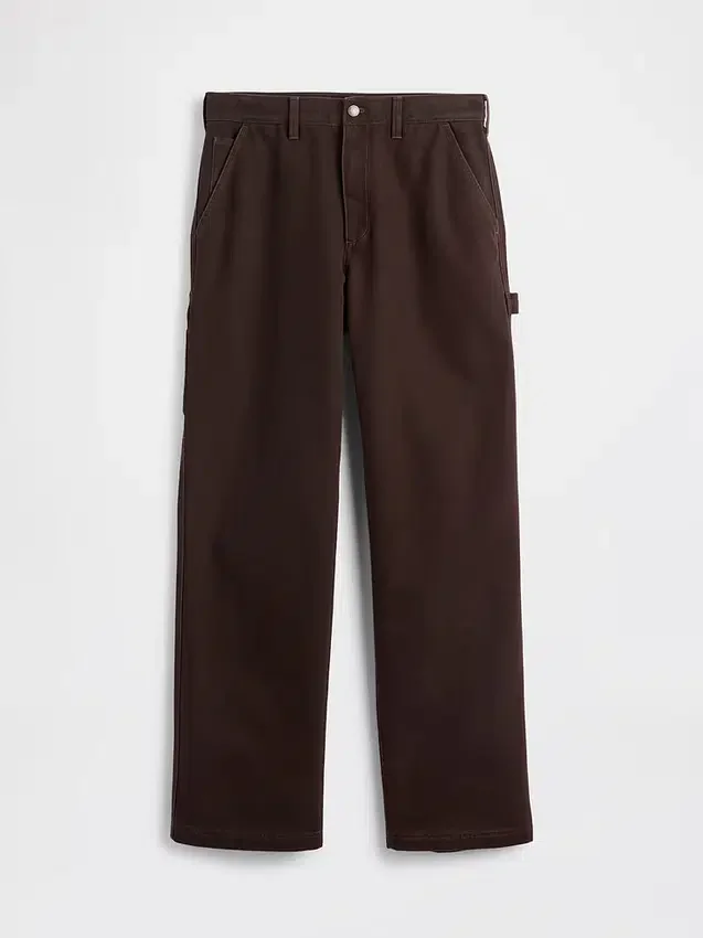 Pantalones de carpintero holgados de lona estilo años 90