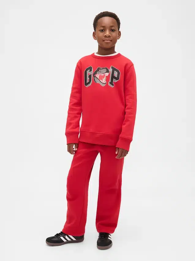 Pantalones de chándal ajustados con logotipo para niños