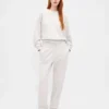 Pantalones de chándal ajustados de felpa francesa de gran gramaje