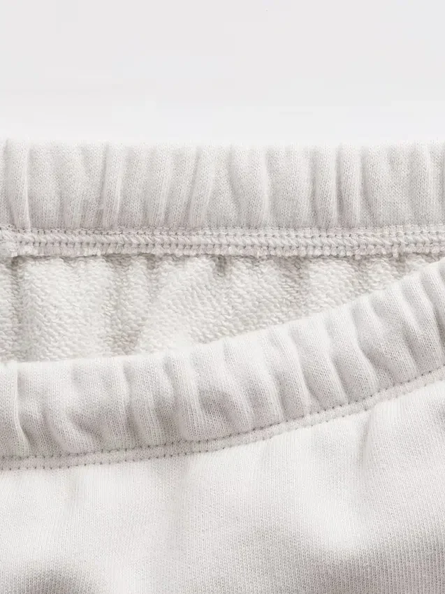 Pantalones de chándal ajustados de felpa francesa de gran gramaje