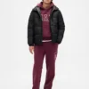 Pantalones de chándal de adulto de tejido grueso y corte holgado con logotipo