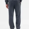 Pantalones de chándal de adulto de tejido grueso y corte holgado con logotipo