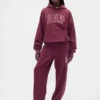 Pantalones de chándal de adulto de tejido grueso y corte holgado con logotipo