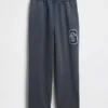 Pantalones de chándal de adulto de tejido grueso y corte holgado con logotipo