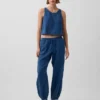 Pantalones de chándal de denim de gasa de algodón con corte «Easy Barrel»