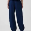 Pantalones de chándal de denim de gasa de algodón con corte «Easy Barrel»