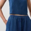 Pantalones de chándal de denim de gasa de algodón con corte «Easy Barrel»