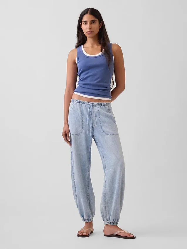 Pantalones de chándal de denim ultrasuave «Easy Barrel»