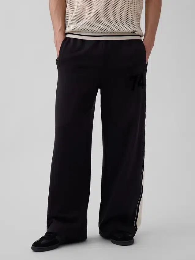 Pantalones de chándal de felpa francesa de peso grueso de Ouigap