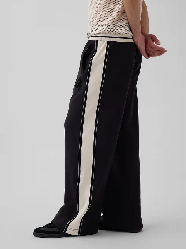 Pantalones de chándal de felpa francesa de peso grueso de Ouigap
