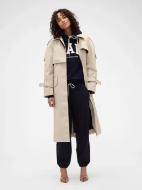 Pantalones de chándal de felpa francesa gruesa GAP × Victoria Beckham