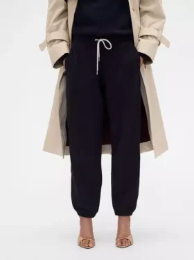 Pantalones de chándal de felpa francesa gruesa GAP × Victoria Beckham
