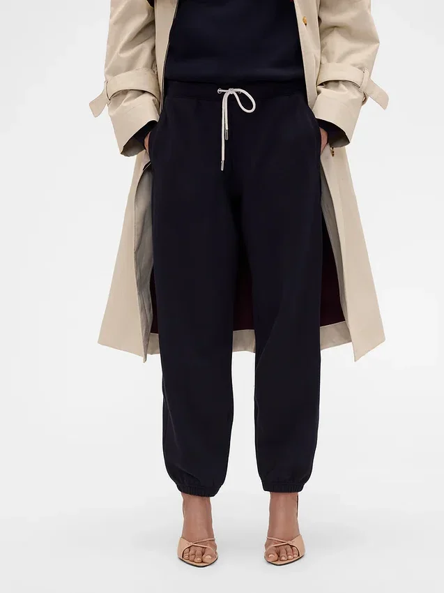 Pantalones de chándal de felpa francesa gruesa GAP × Victoria Beckham