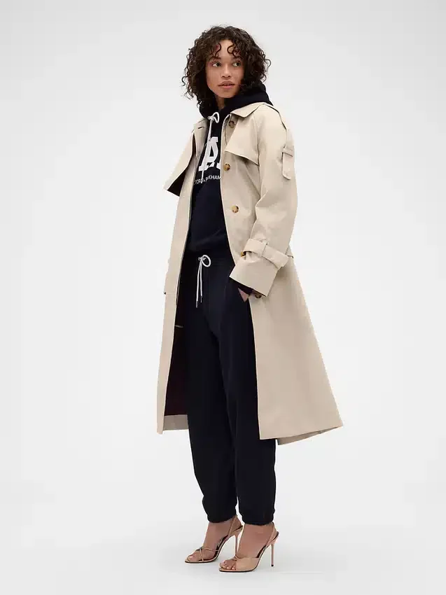 Pantalones de chándal de felpa francesa gruesa GAP × Victoria Beckham