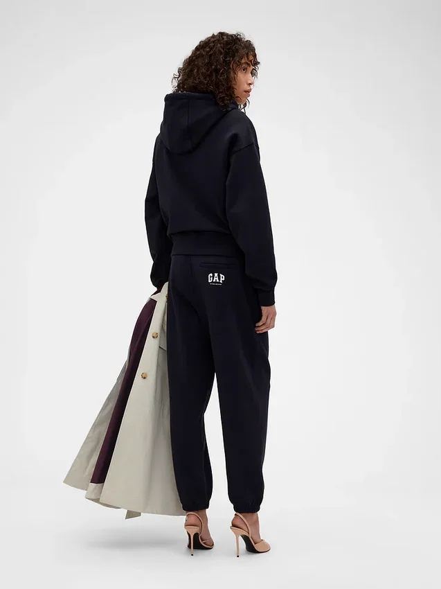 Pantalones de chándal de felpa francesa gruesa GAP × Victoria Beckham