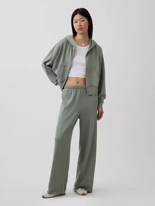 Pantalones de chándal de felpa Vintagesoft de corte ancho