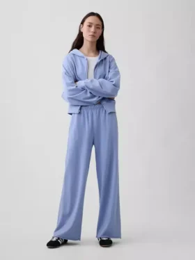 Pantalones de chándal de felpa Vintagesoft de corte ancho