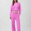 Pantalones de chándal de felpa Vintagesoft de corte ancho
