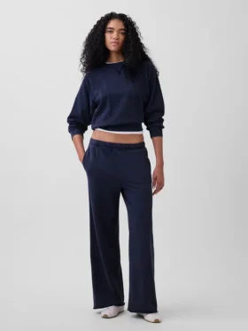 Pantalones de chándal de felpa Vintagesoft de corte ancho