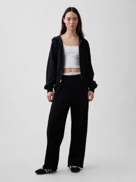 Pantalones de chándal de felpa Vintagesoft de corte ancho