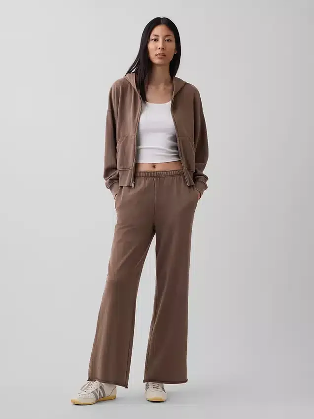 Pantalones de chándal de felpa Vintagesoft de corte ancho