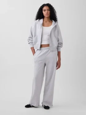 Pantalones de chándal de felpa Vintagesoft de corte ancho