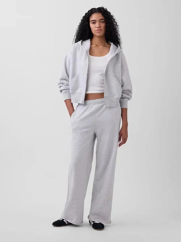 Pantalones de chándal de felpa Vintagesoft de corte ancho