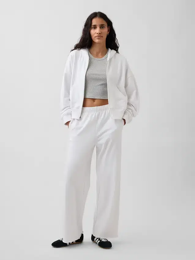 Pantalones de chándal de felpa Vintagesoft de corte ancho