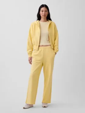 Pantalones de chándal de felpa Vintagesoft de corte ancho