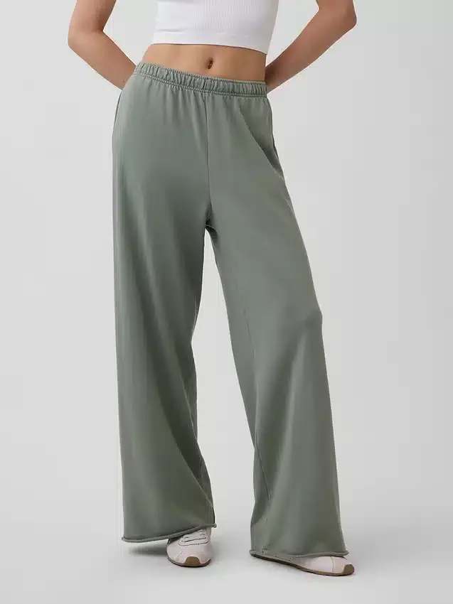 Pantalones de chándal de felpa Vintagesoft de corte ancho