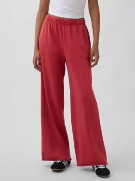 Pantalones de chándal de felpa Vintagesoft de corte ancho