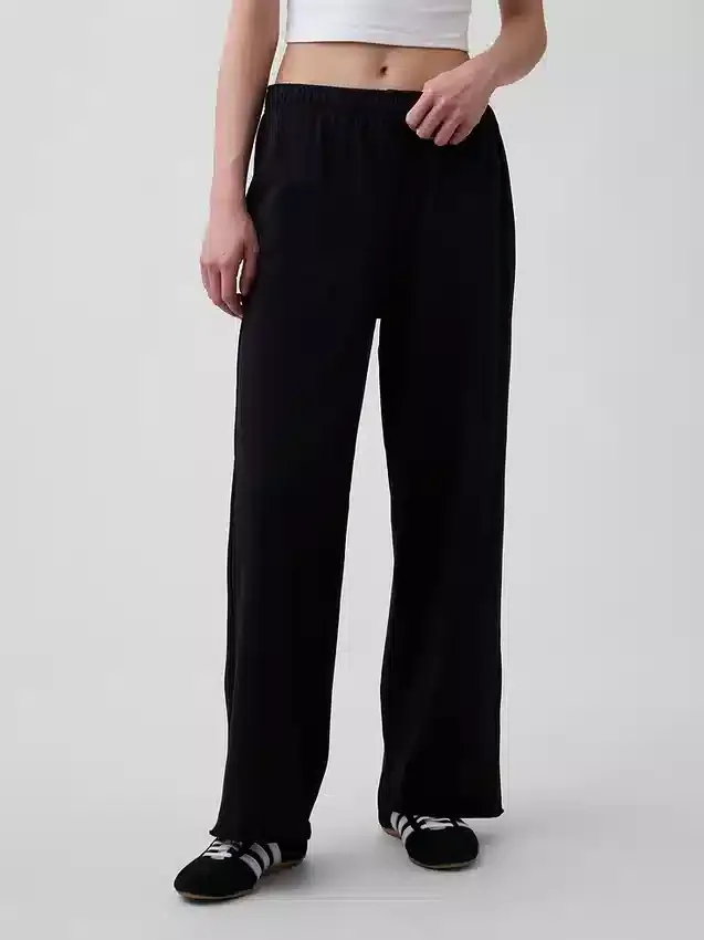 Pantalones de chándal de felpa Vintagesoft de corte ancho