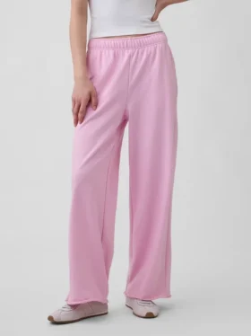 Pantalones de chándal de felpa Vintagesoft de corte ancho