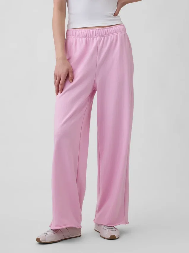 Pantalones de chándal de felpa Vintagesoft de corte ancho