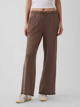 Pantalones de chándal de felpa Vintagesoft de corte ancho