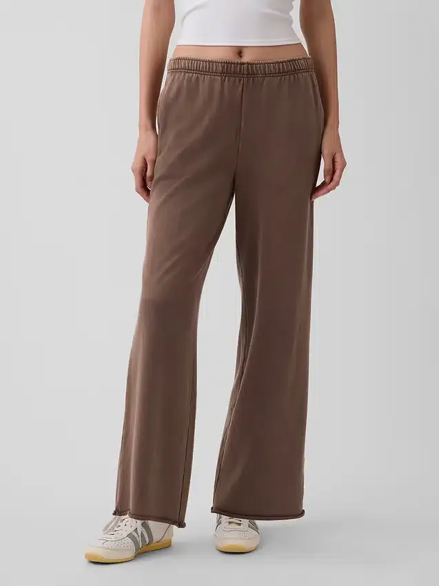 Pantalones de chándal de felpa Vintagesoft de corte ancho