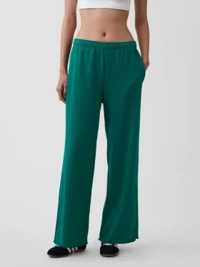 Pantalones de chándal de felpa Vintagesoft de corte ancho