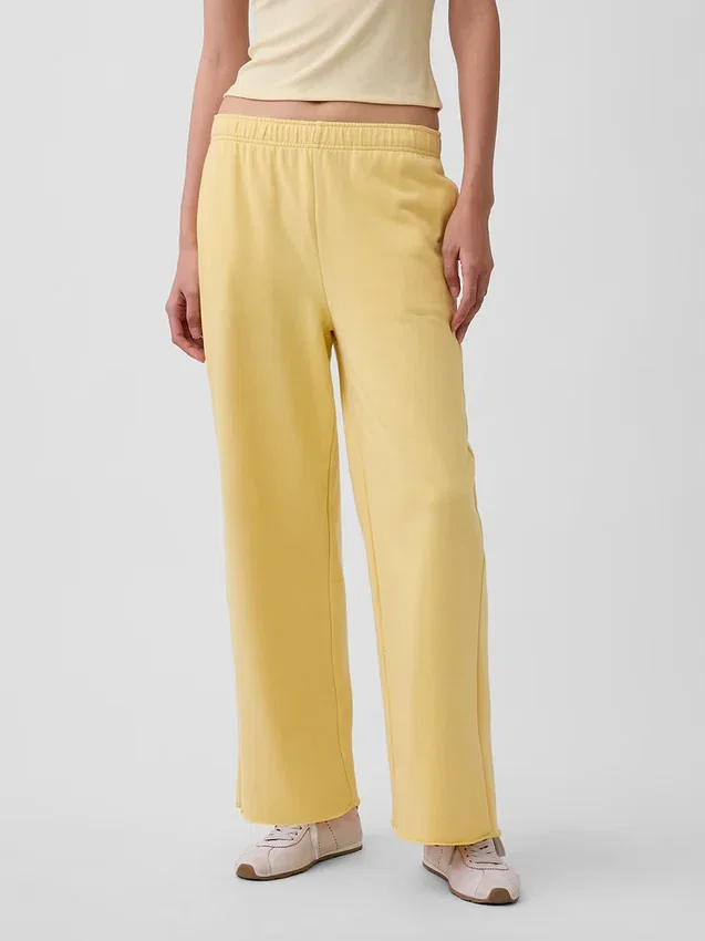 Pantalones de chándal de felpa Vintagesoft de corte ancho