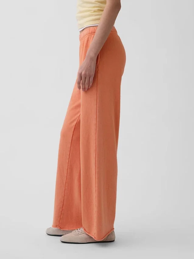 Pantalones de chándal de felpa Vintagesoft de corte ancho